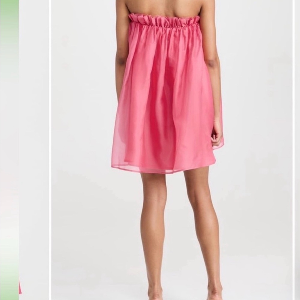 CAROLINE CONSTAS Martina Strapless Baby Doll Mini Dress - Picture 3 of 7